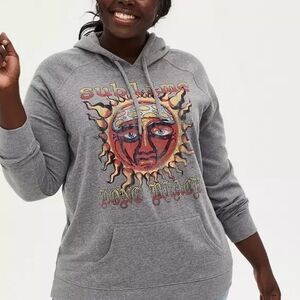 Torrid Gray Sublime Graphic Hoodie